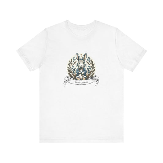 Peter Rabbit Vintage Style T-Shirt, Beatrix Potter Inspired Easter Gift Tee, Unisex Jersey Shirt for Spring Apparel