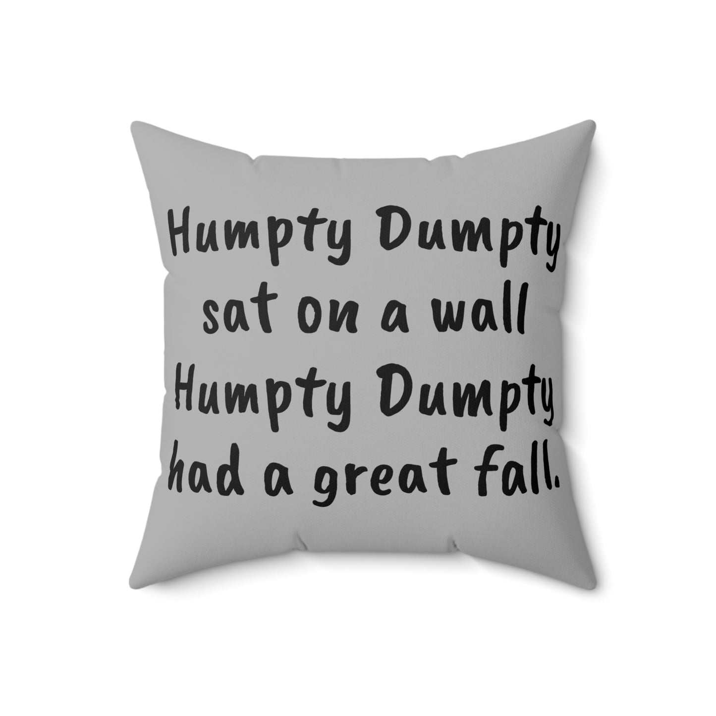 Humpty Dumpty, Square Pillow, Nursery Rhyme, Pillow, Library, Book Nook, Reading Corner, Classroom, Teachers
