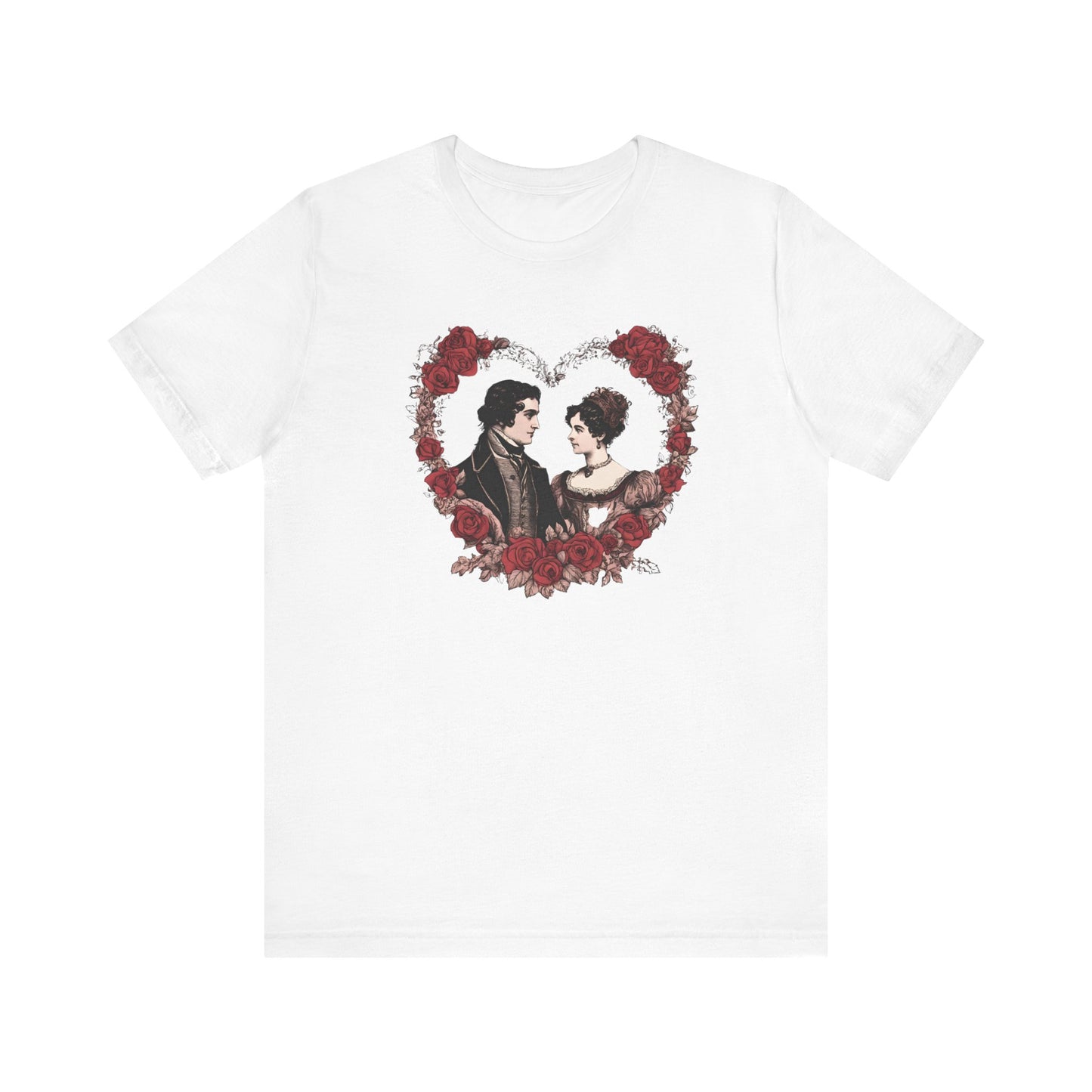 Jane Austin, Sense and Sensibility, Darcy, Valentine's Day, Unisex Jersey Short Sleeve Tee, Tshirt