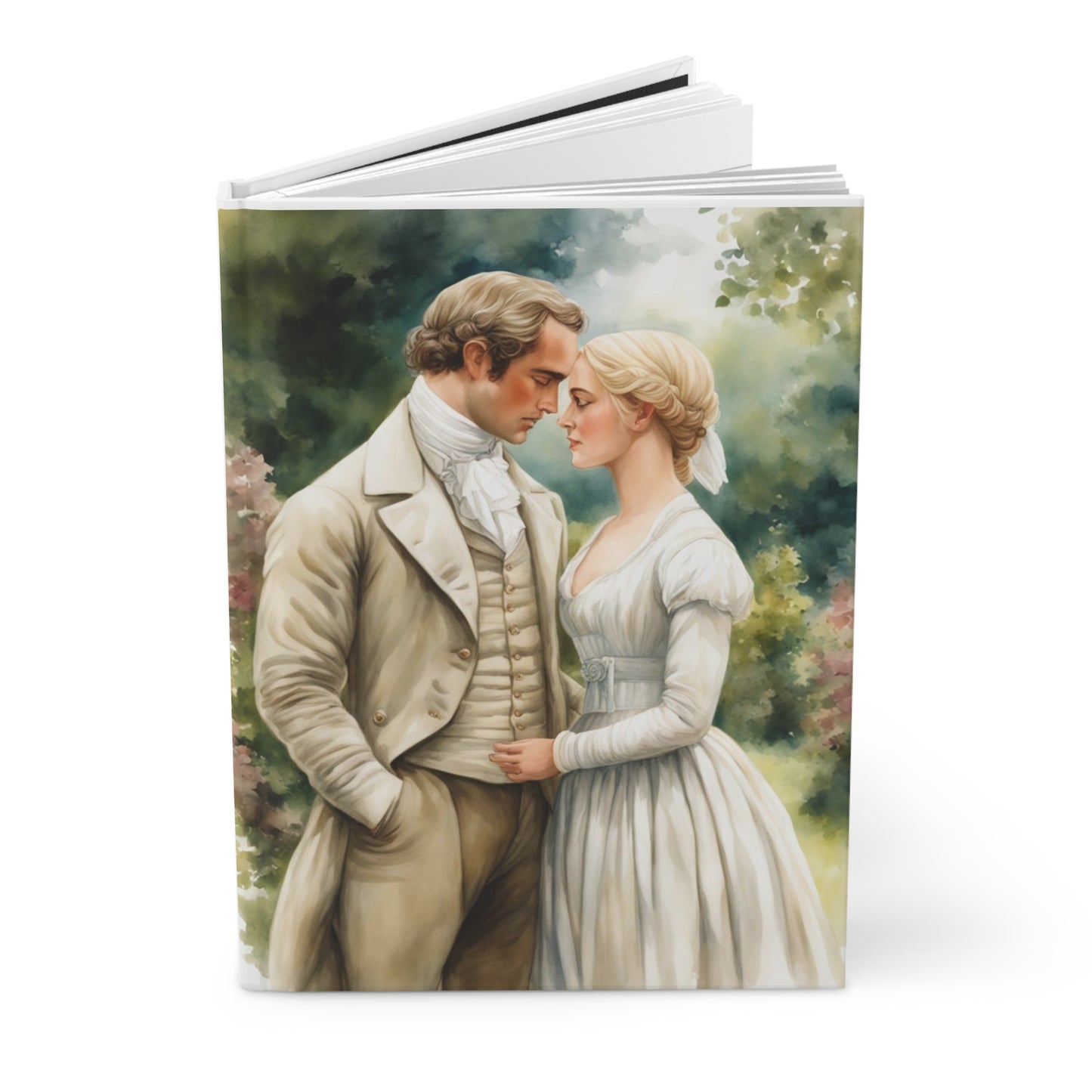 Jane Austen, Austenite, Emma, Mr. Knightly, Wedding, Regency, Book, Reader, Bookworm, Hardcover Journal Matte