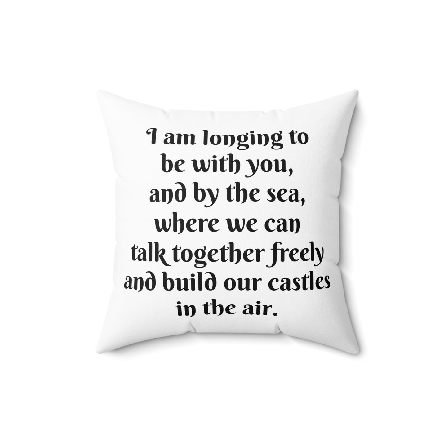 Gothic Couple Series, Dracula and Mina, Square Pillow, Library, Book Nook, Decor, Bram Stoker, Literary Pillow
