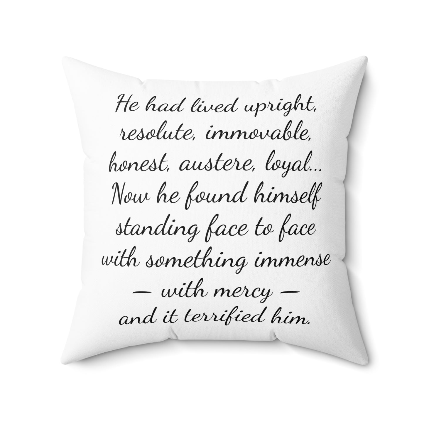 Les Miserables Pillow, Literary Victor Hugo Cushion, Jean Valjean, Javer, Book Nook, Library Decor - Spun Polyester Square Pillow, Home