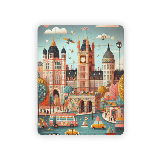 London England, United Kingdom, Europe, Educational Game, Geography Puzzle, 30-Piece