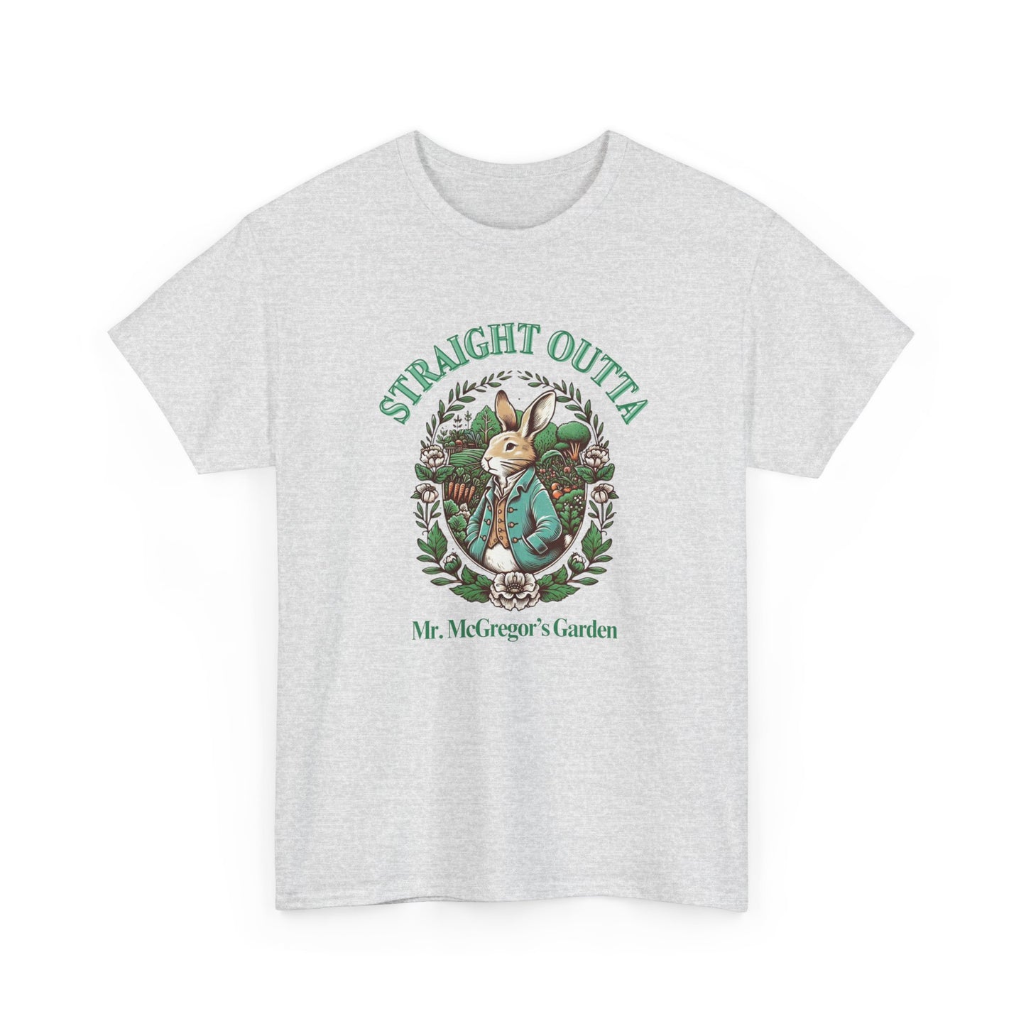 Peter Rabbit Vintage Style Unisex Cotton Tee - Beatrix Potter Apparel Gift, T-Shirt, Bunny Lover Shirt, Classic Character Top, Retro Graphic