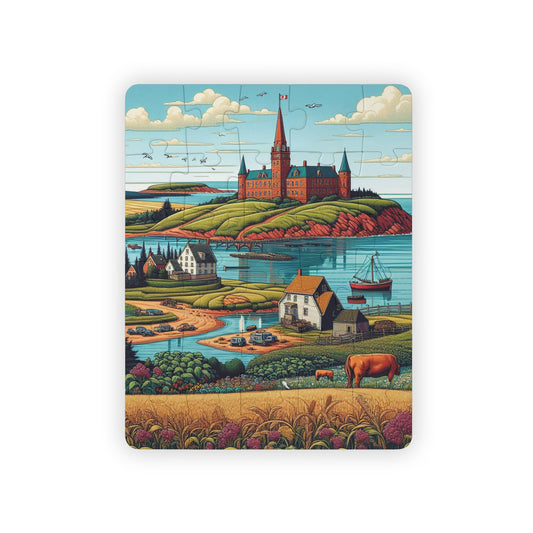 Kids' Puzzle: Prince Edward Island, Canada 30-Piece Scenic Educational Toy, Family Fun Activity, Gifts for Children, Geography
