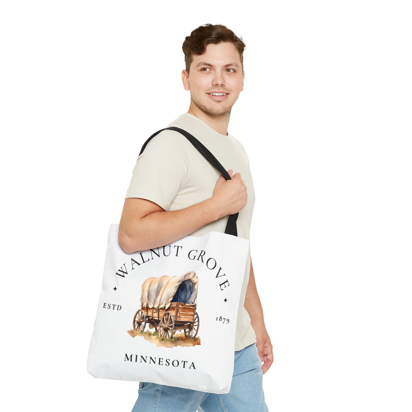 Little House on the Prairie, Laura Ingalls Wilder, Walnut Grove, Tote Bag, Book Bag, School, Library, Book Club