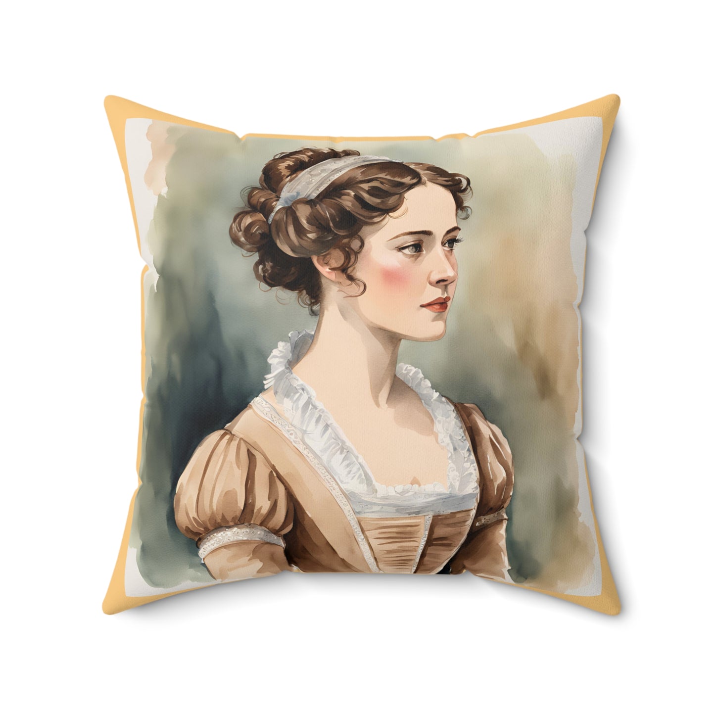Literary Pillow, Regency Decor, Austenite Gift, Jane Austen Inspired, Kitty Bennet, Pride and Prejudice Pillow, Cushion