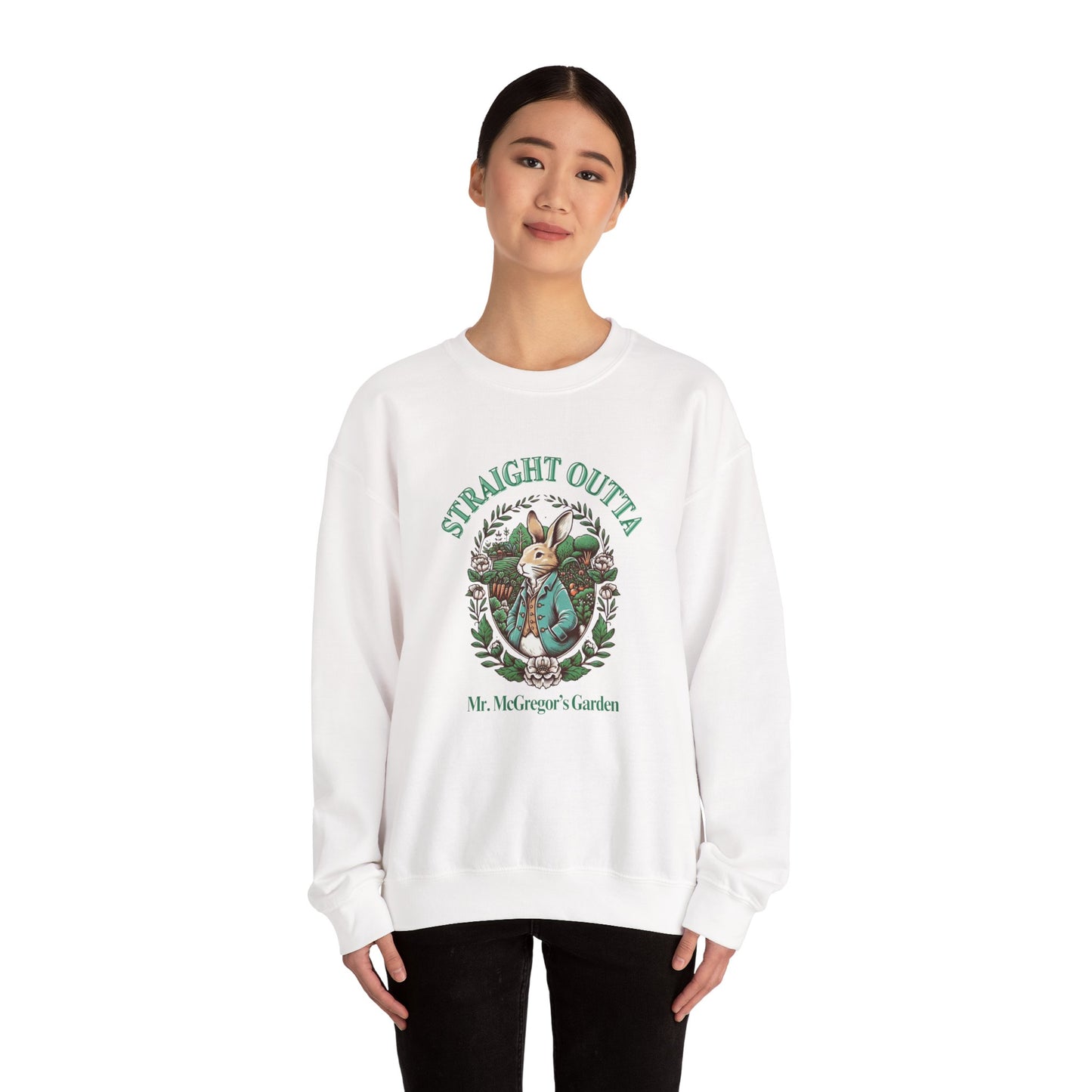 Peter Rabbit Vintage Style Crewneck Sweatshirt - Beatrix Potter Gift Unisex Shirt, Classic Sweatshirt, Retro Jumper, Cozy Pullover, Winter