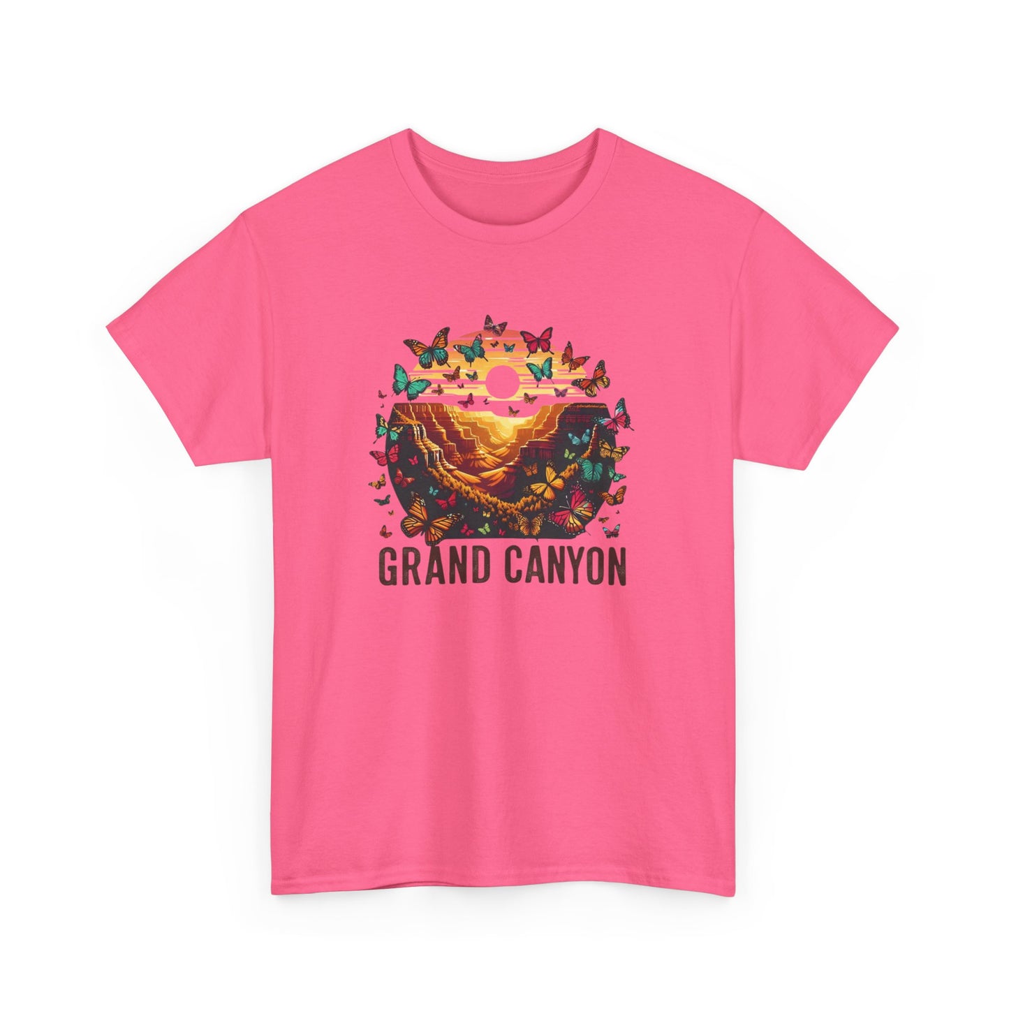 Grand Canyon Butterfly Unisex Tee, National Park Shirt Summer Gift Cotton T-Shirt, Southwest Nature Lover Top, Outdoor Adventure Hiking Tee,