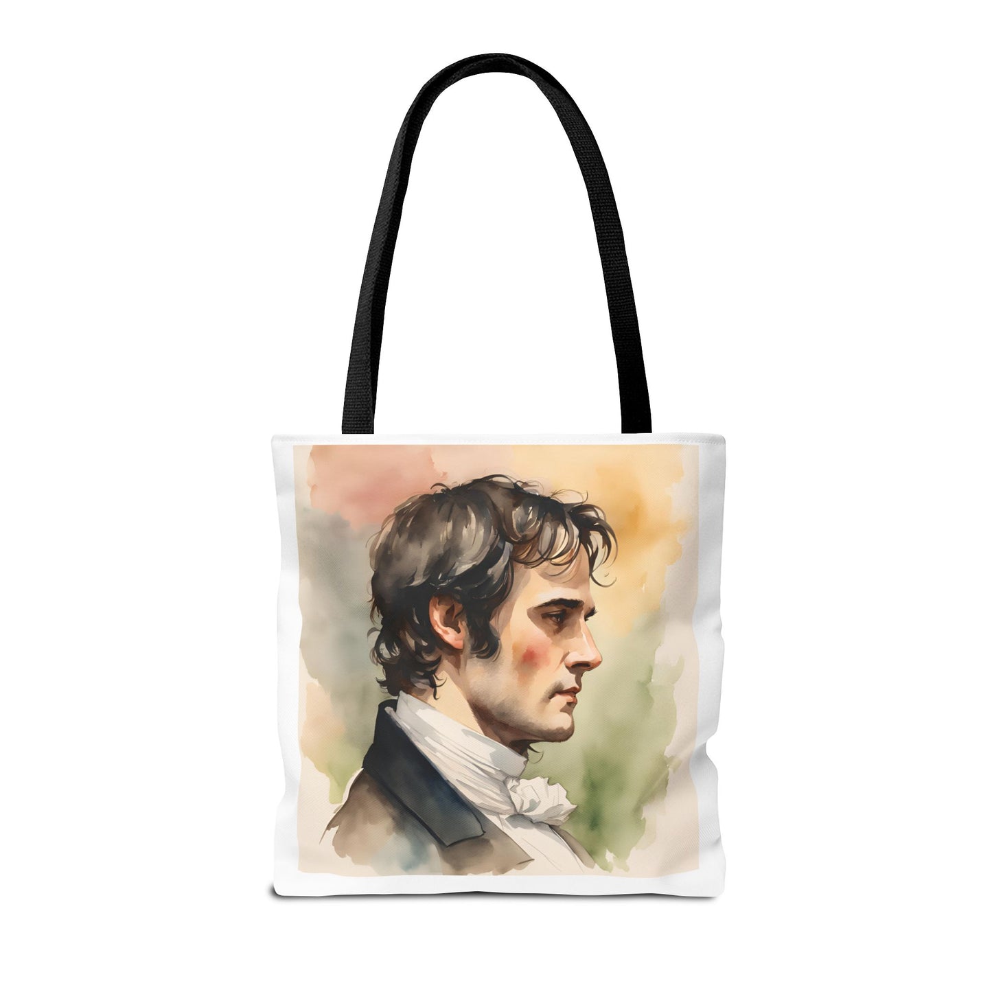 Pride and Prejudice Tote Bag, Darcy and Elizabeth Library Accessories, Book Lover's Gift, Jane Austen Bag, Literary Reading Tote,