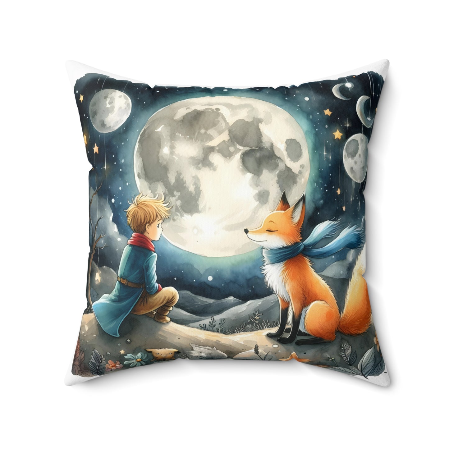 Little Prince Square Pillow