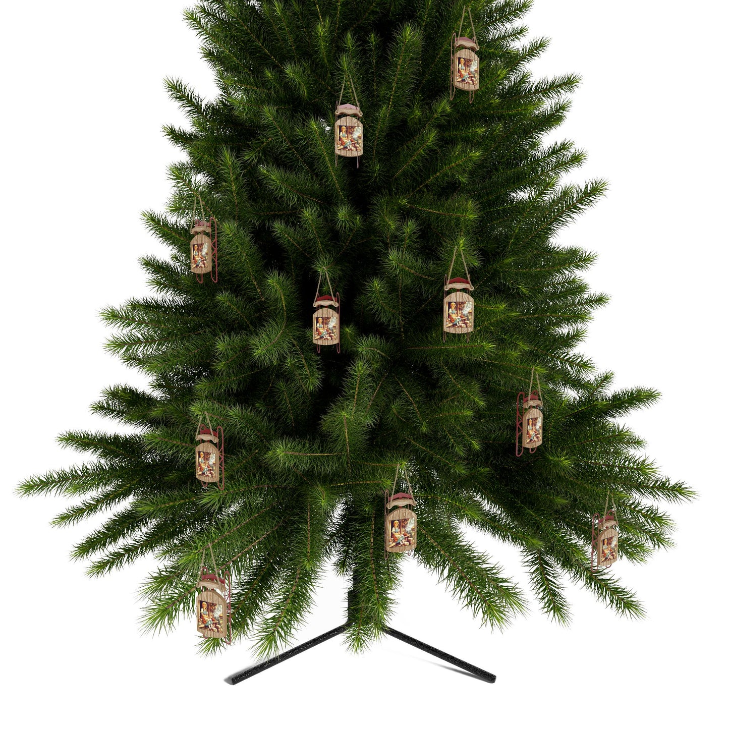 Heidi, Johanna Spyri, Book, Literary Ornament, Christmas, Holiday, Gift, Sled, Ornament, Switzerland, Stocking Stuff