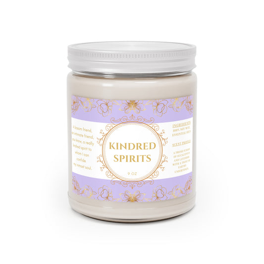 Anne of Green Gables, Kindred Spirits, Scented Candles, 9oz, Gift, Eucalyptus Lavender Herb Scent