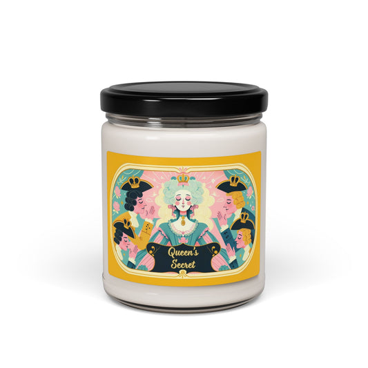 Parisian Queen Marie Antoinette Passionfruit Scented Soy Candle 9oz, Gift for Her, Shower Favor, French Decor, Luxury Home Fragrance