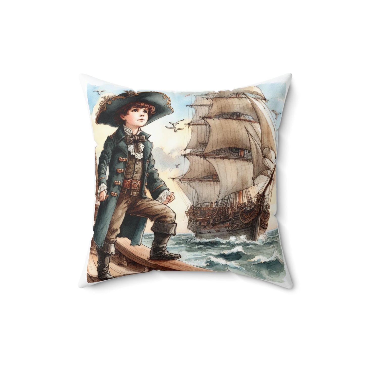 Spun Polyester Square Pillow