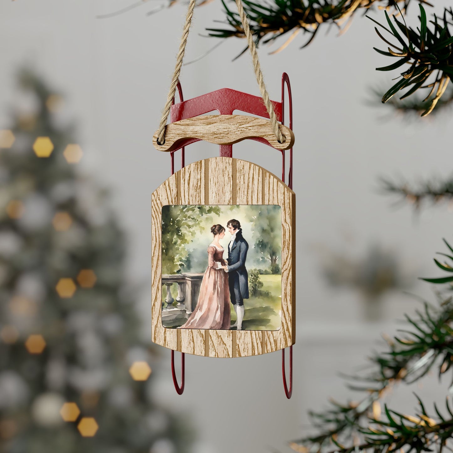 Sled Ornaments