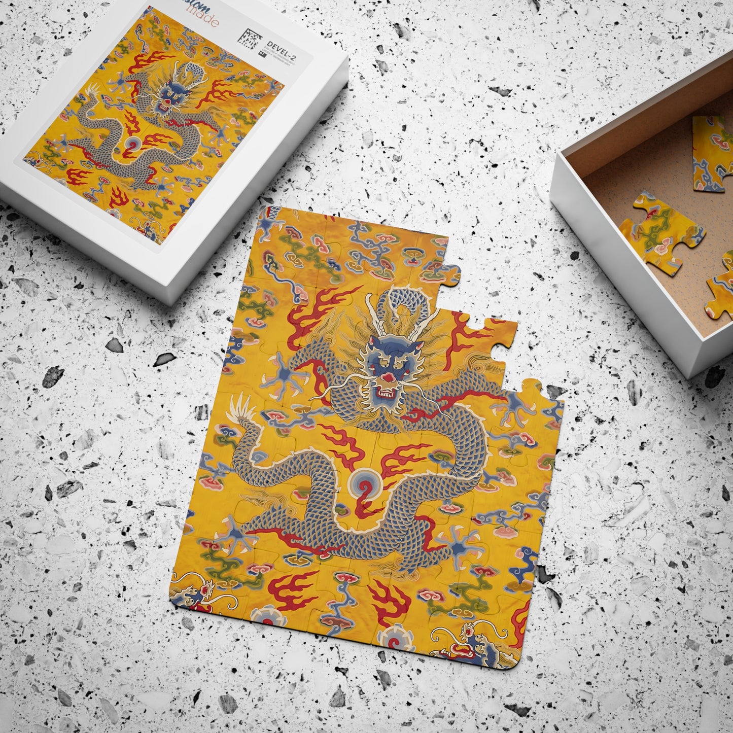 Kids, Zodiac, Dragon, Year, Art, Gift, Traditional, Chinese, Empress, Puzzle, 30-Piece, Educational, Classroom, Teacher, History
