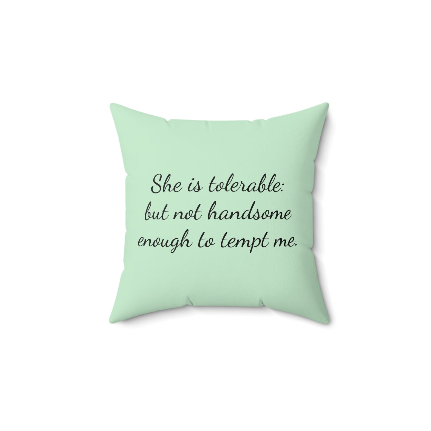 Literary Pillow, Pride and Prejudice, Austenite, Jane Austen, Regency, Elizabeth, Darcy, Cushion, Home Decor, Reading Nook, Gift for Book