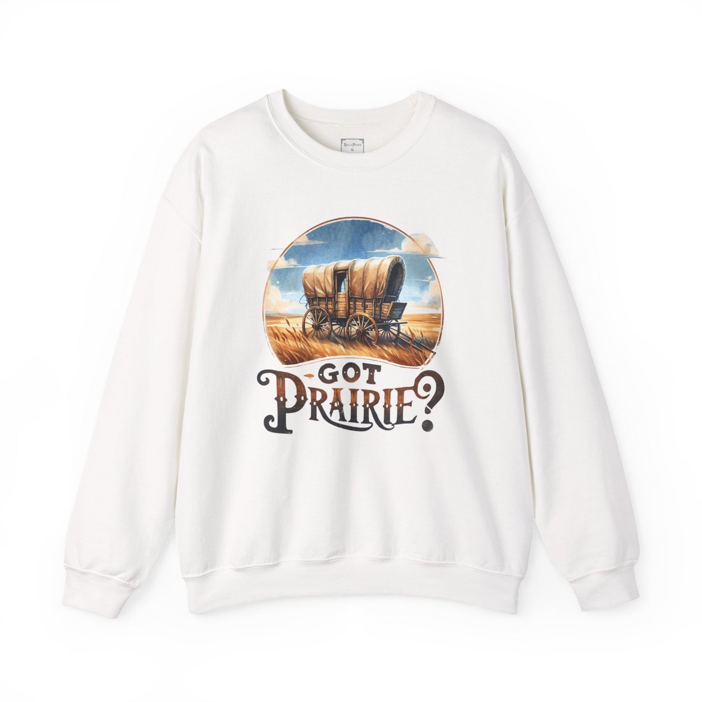 Got Prairie Vibes Crewneck Sweatshirt - Cozy Casual Wear, Apparel for Prairie Lovers, Ideal for Gift & Walnut Grove, Laura Ingalls Wilder