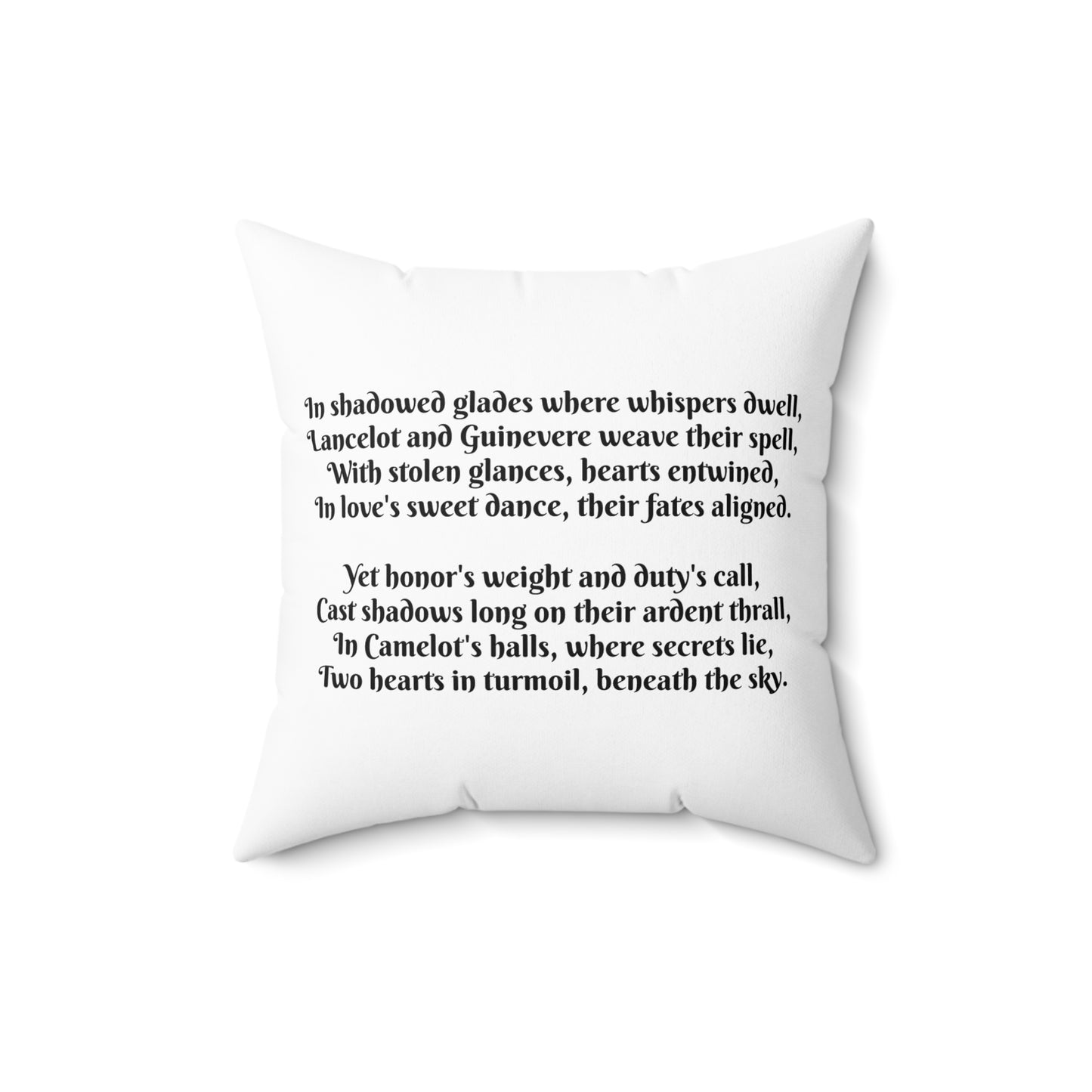 Camelot, Lancelot, Guinevere, Knights of the Round Table, Cushion, Book Nook, Library, Gift, Bedding, Pillow, Renaissance, Medieval