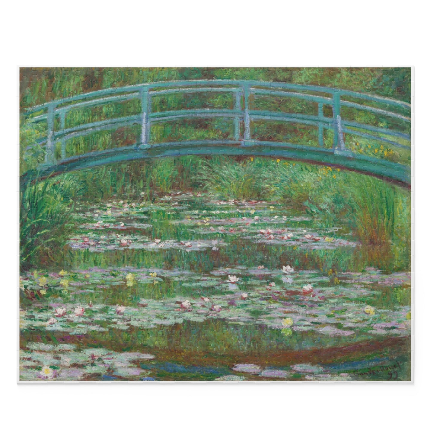 Claude Monet, Japanese, Bridge, Water Lily, Impressionist, Puzzle (120, 252, 500-Piece)