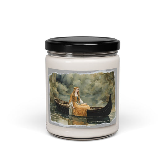 Renaissance, Lady of Shalott, Tennyson, Scented Soy Candle, 9oz