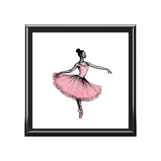Black, African, Ballet, Dancer, Gift, Jewelry Box