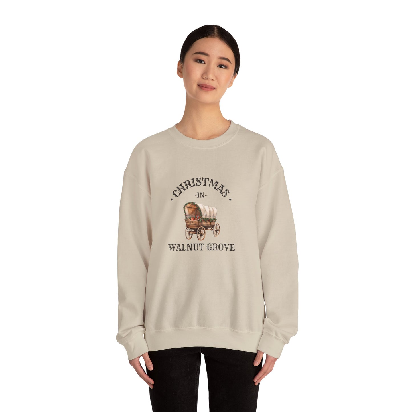 Walnut Grove Christmas Laura Ingalls Wilder Shirt Holiday Gift Sweatshirt  Crewneck, Winter Top, Cozy Jumper, Festive Apparel,