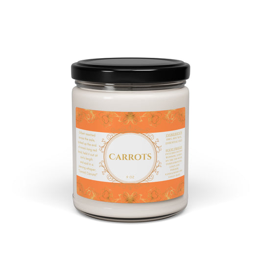 Anne of Green Gables, Carrots, Scented, Soy Candle, 9oz, Gift, Home Decor, Clean Cotton