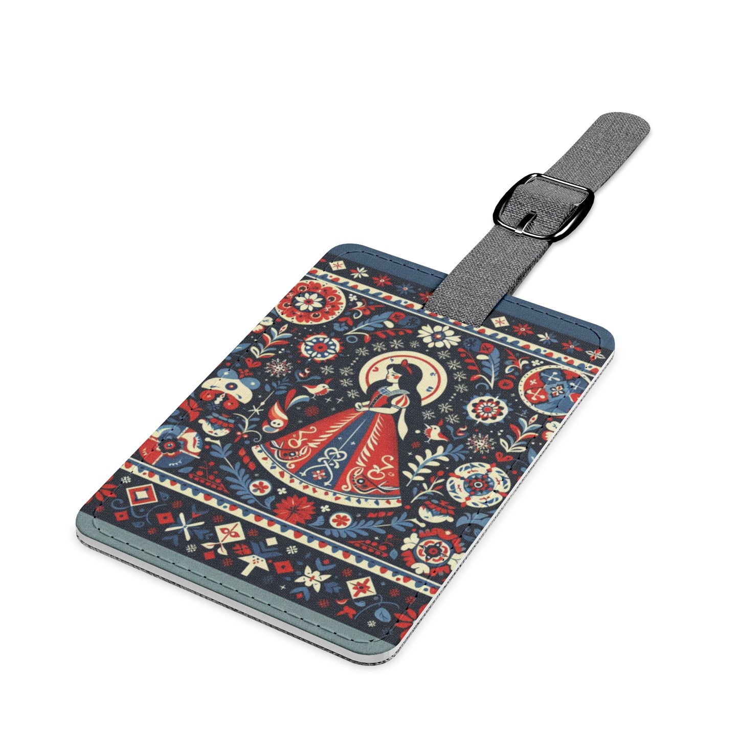 Rectangle Luggage Tag, Snow White Fairy Tale Travel Accessory, Bag Tag, Suitcase Identifier, Backpack Tag, Gift for Traveler