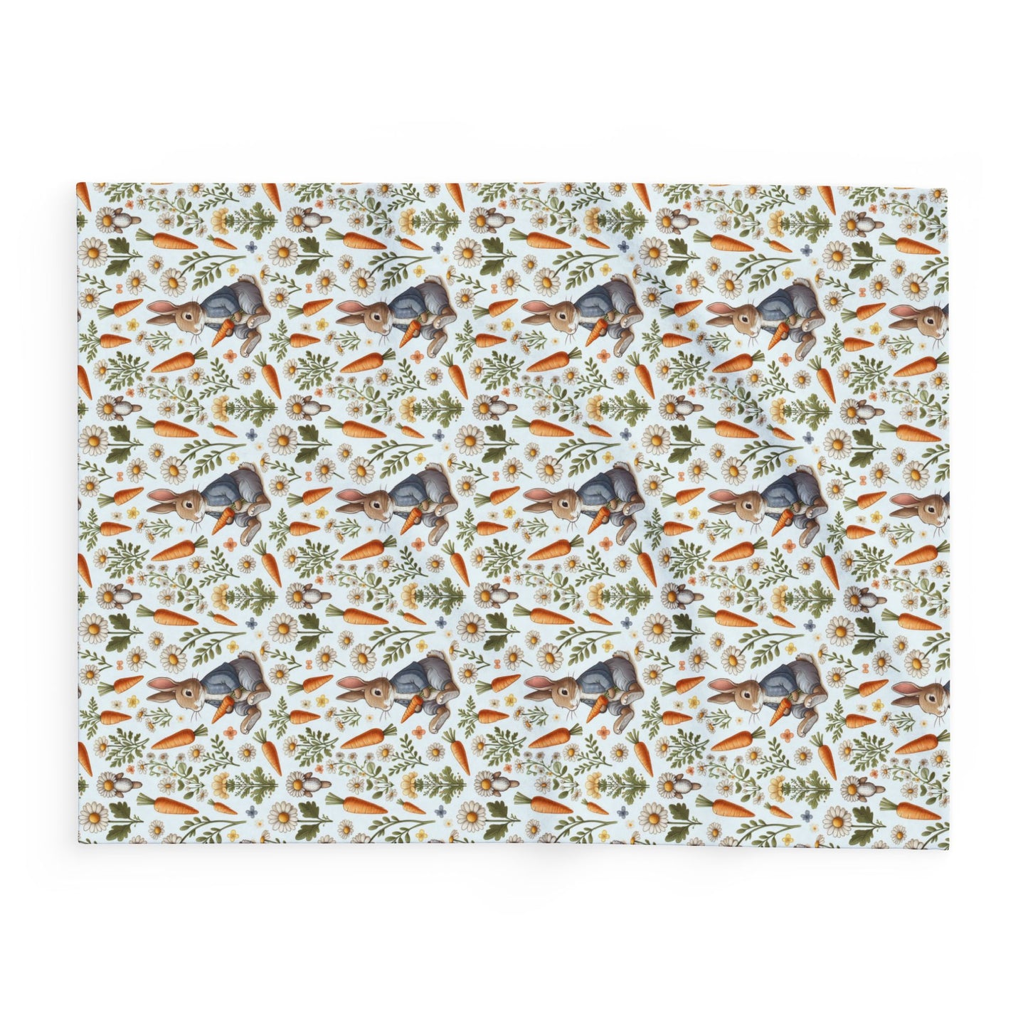 Peter Rabbit Inspired Arctic Fleece Blanket, Beatrix Potter Throw, Spring Home Decor, Cozy Movie Night, Unique Gift Ideas