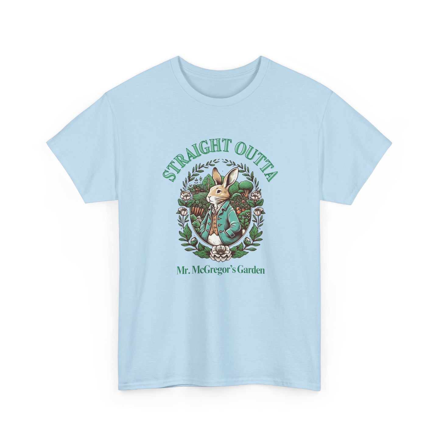 Peter Rabbit Vintage Style Unisex Cotton Tee - Beatrix Potter Apparel Gift, T-Shirt, Bunny Lover Shirt, Classic Character Top, Retro Graphic