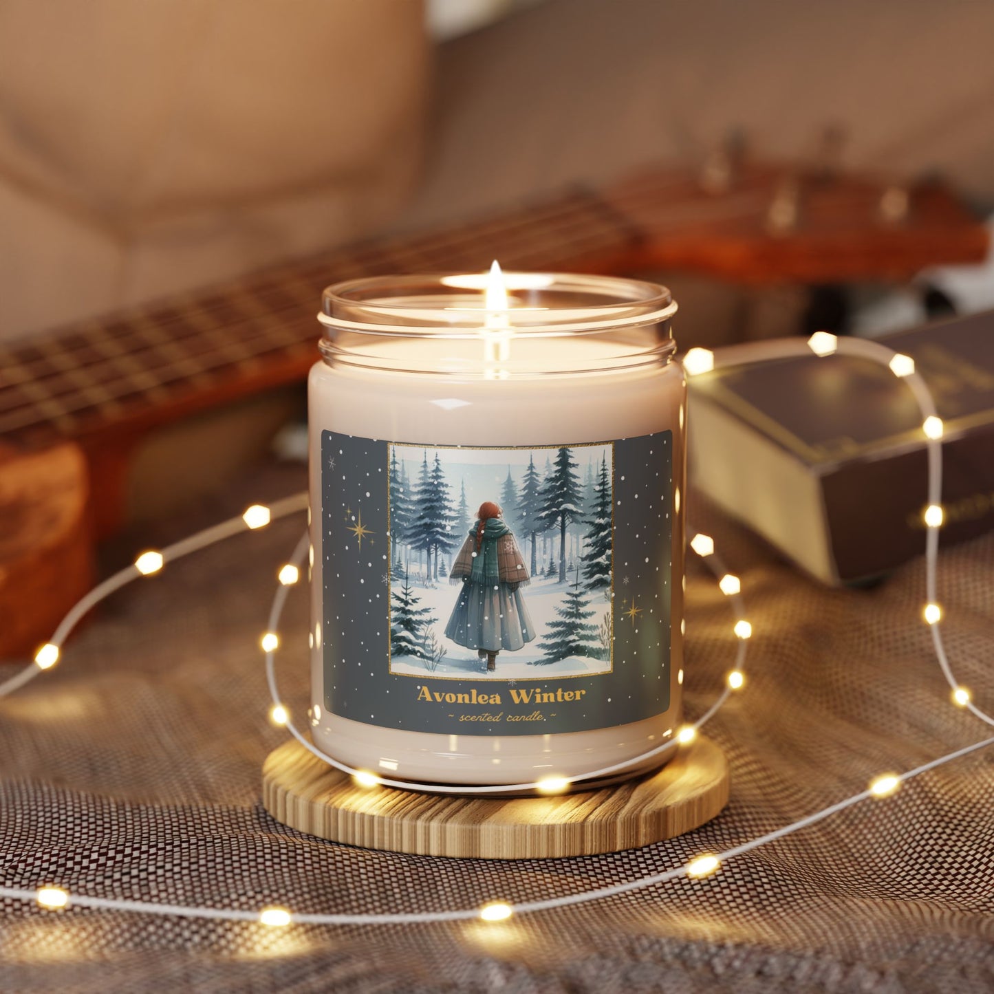 Soy Candle, Avonlea Winter, Cozy Home Decor, Holiday Gift, Aromatherapy, Relaxation, Anne of Green Gables Christmas Candle