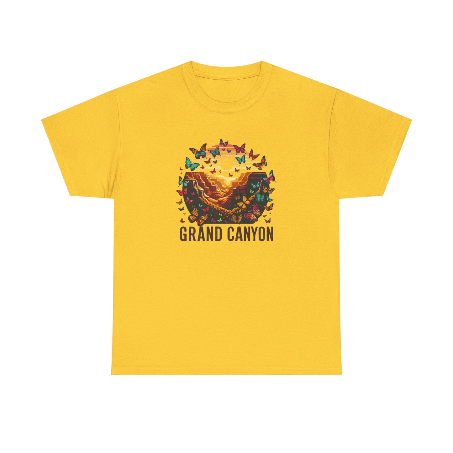 Grand Canyon Butterfly Unisex Tee, National Park Shirt Summer Gift Cotton T-Shirt, Southwest Nature Lover Top, Outdoor Adventure Hiking Tee,
