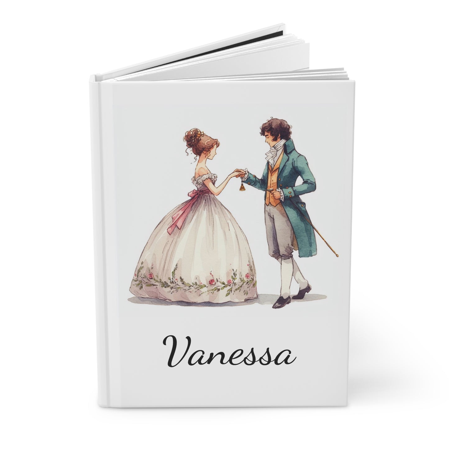 Custom, Personalized, Regency, Jane Austen, Hardcover, Journal, Notebook, Diary, Stationery, Gift