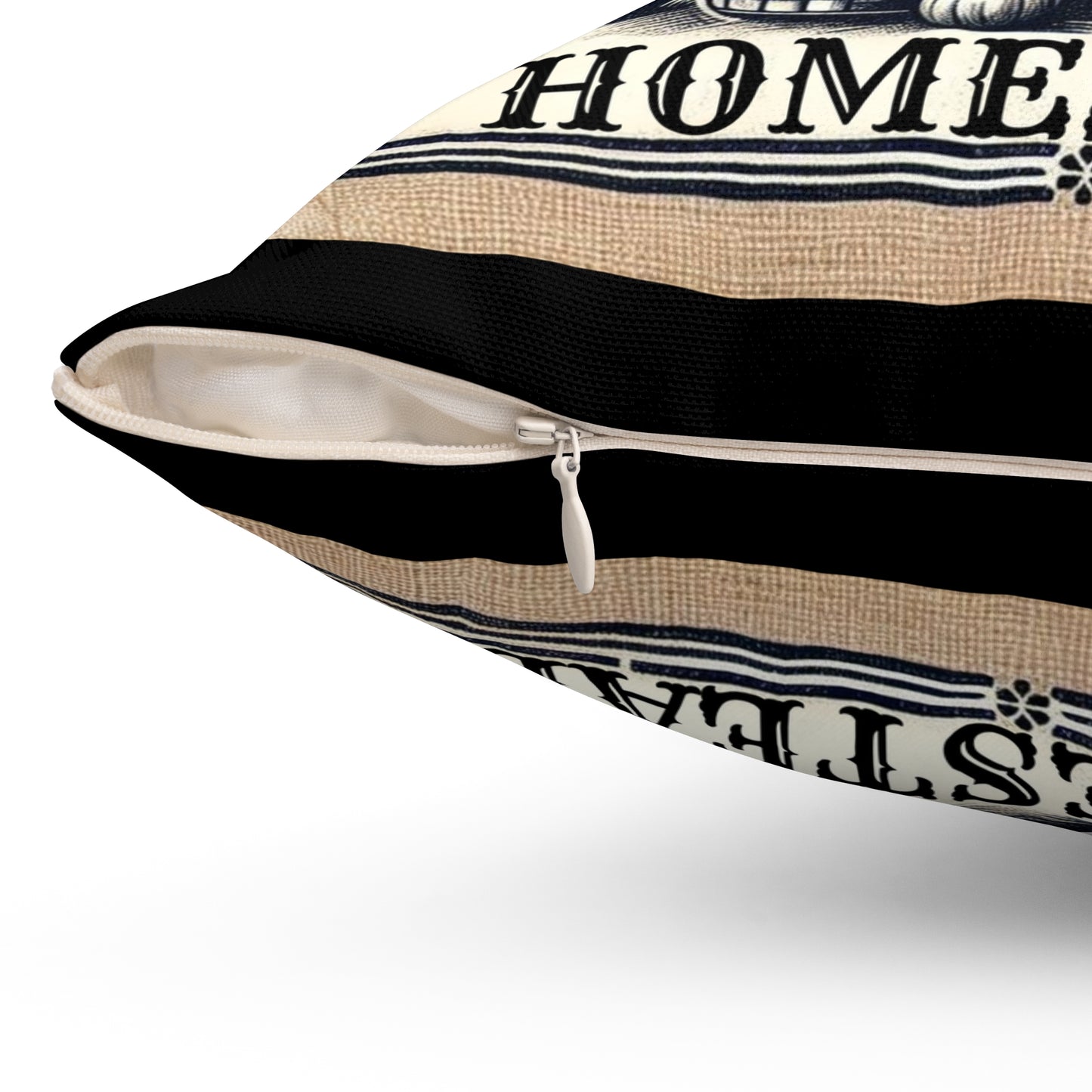 Laura Ingalls Wilder Prairie Life Square Pillow, Antique Farm Homestead Walnut Grove Decor, Spun Polyester Cushion, Home Accent, Gift for