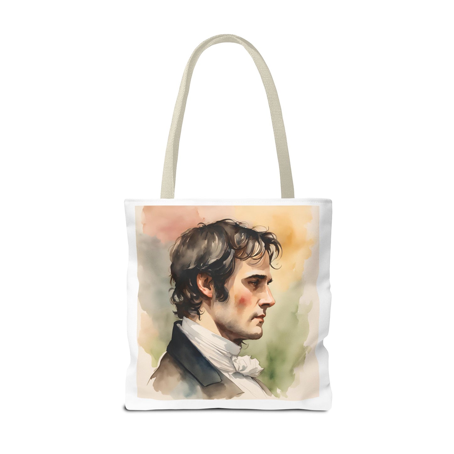 Pride and Prejudice Tote Bag, Darcy and Elizabeth Library Accessories, Book Lover's Gift, Jane Austen Bag, Literary Reading Tote,