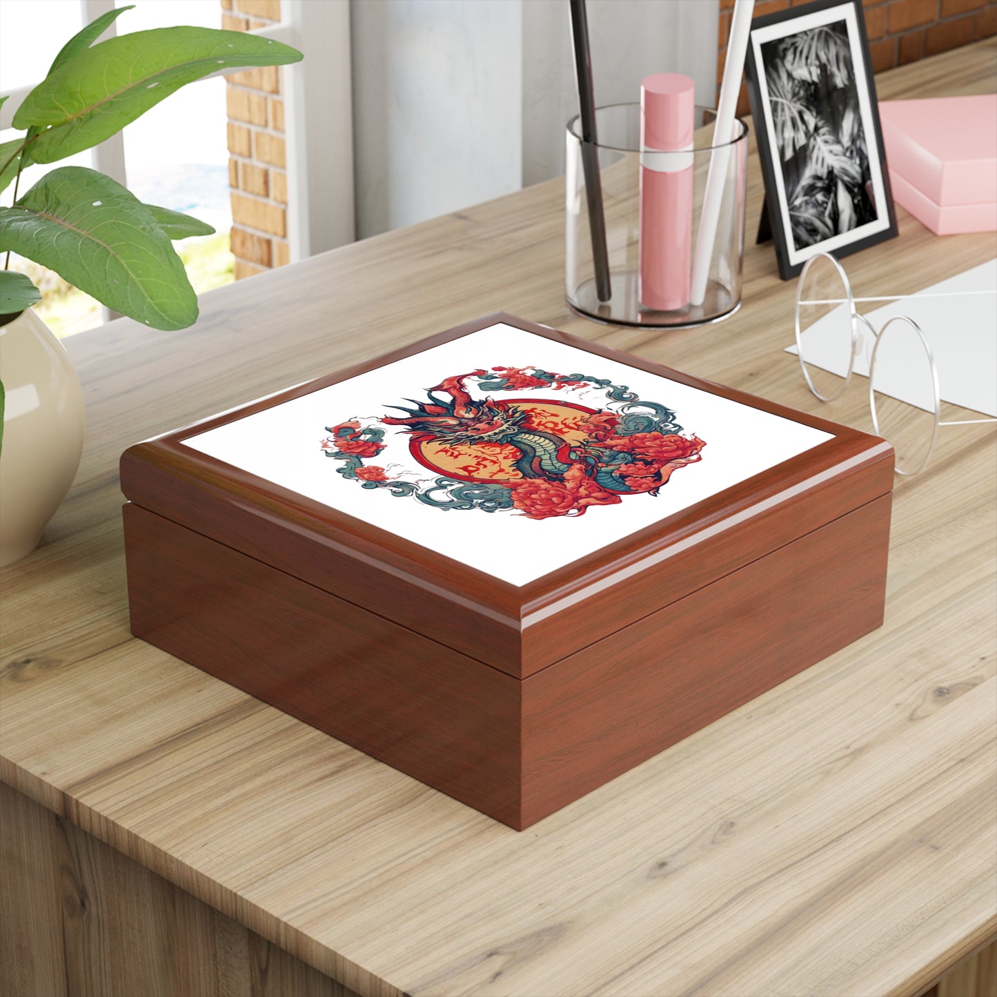 Year of the Dragon, Lunar New Year, Chinese Zodiac, Gift, Birth Year, Jewelry Box