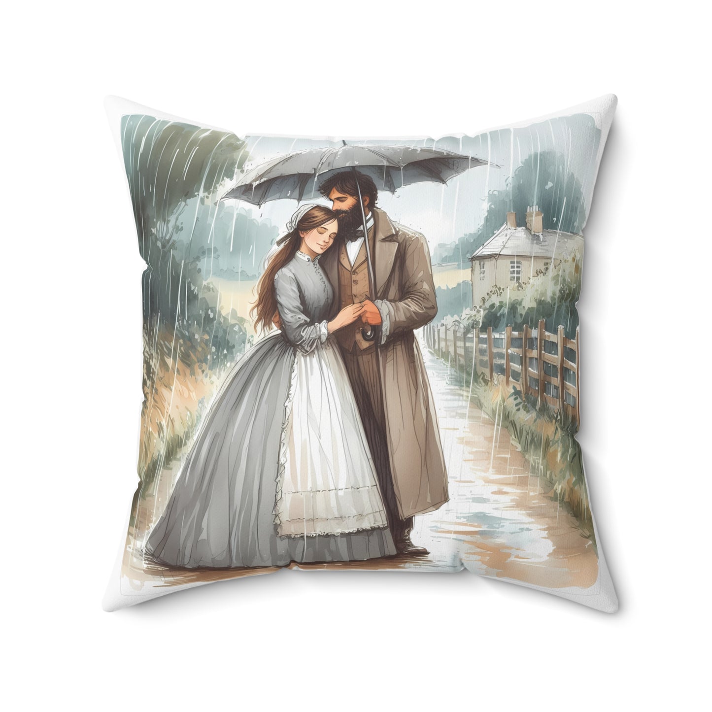 Little Women, Louisa May Alcott, Jo, Professor, Gift, Library, Book,  Square Pillow