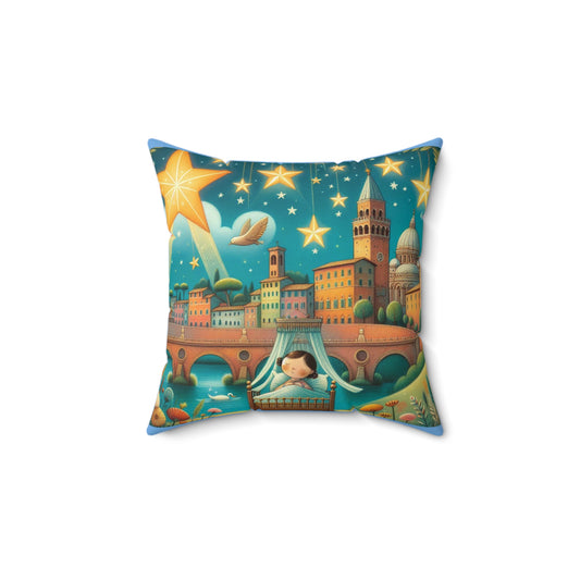 Spun Polyester Square Pillow