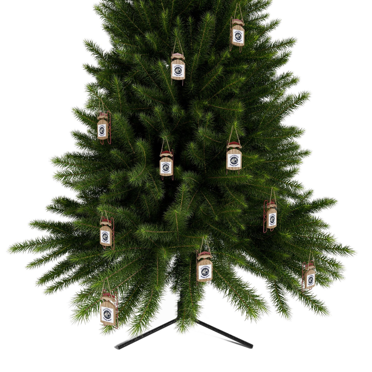 Ornament, Charles Ingalls, Walnut Grove, Pa Fiddle, Prairie, Sled Decor, Holiday Tree Decoration, Prairie Fan Gift, Wooden