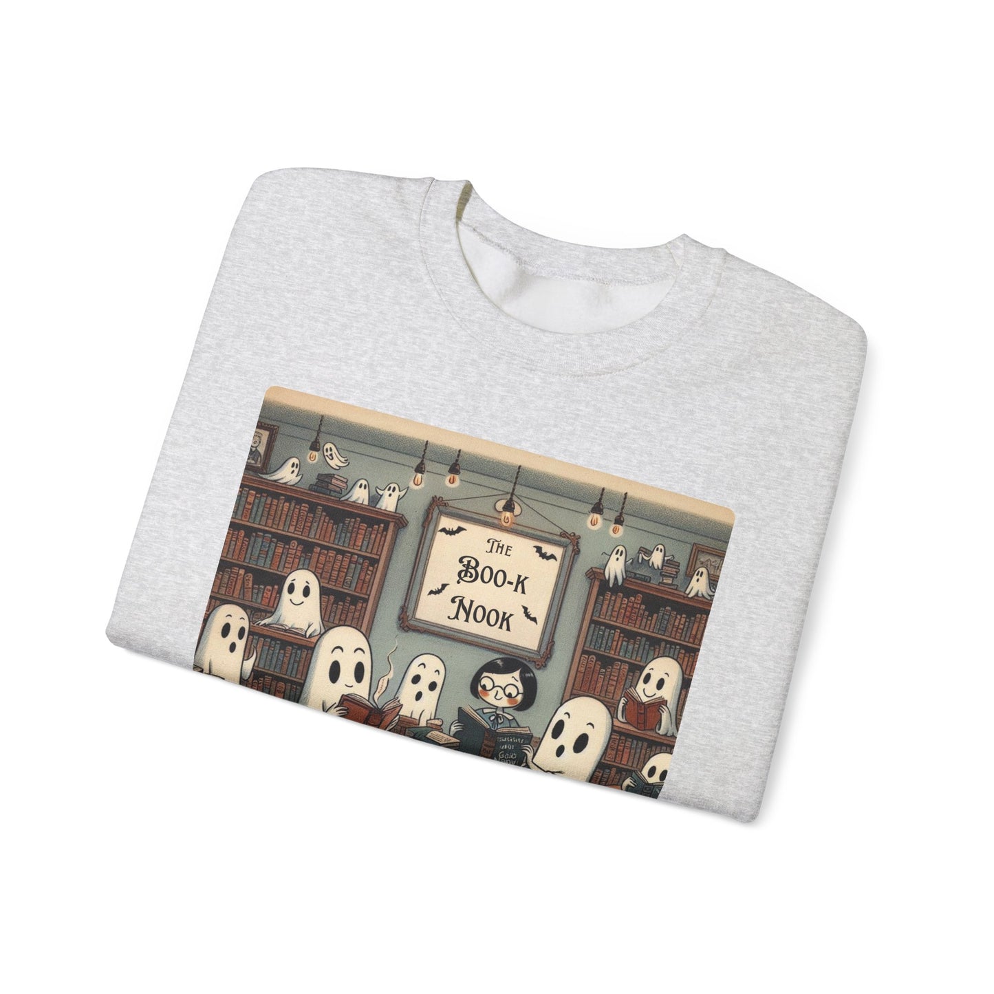 Ghost Readers Crewneck Sweatshirt, Cozy Halloween, Book Lover Apparel, Sweatshirt for Fall, Librarian Shirt, Autumn Teacher Gift, Fall
