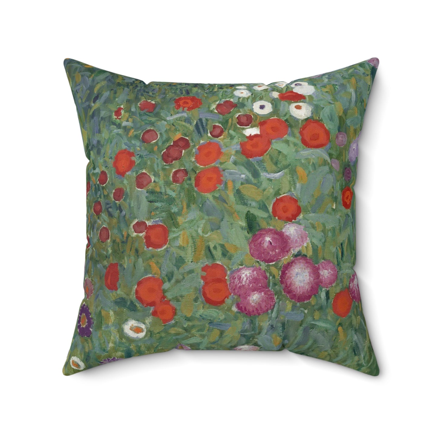 Gustav Klimt, Flower Garden, Pillow, Painting, Artist, Art, Museum, Gift