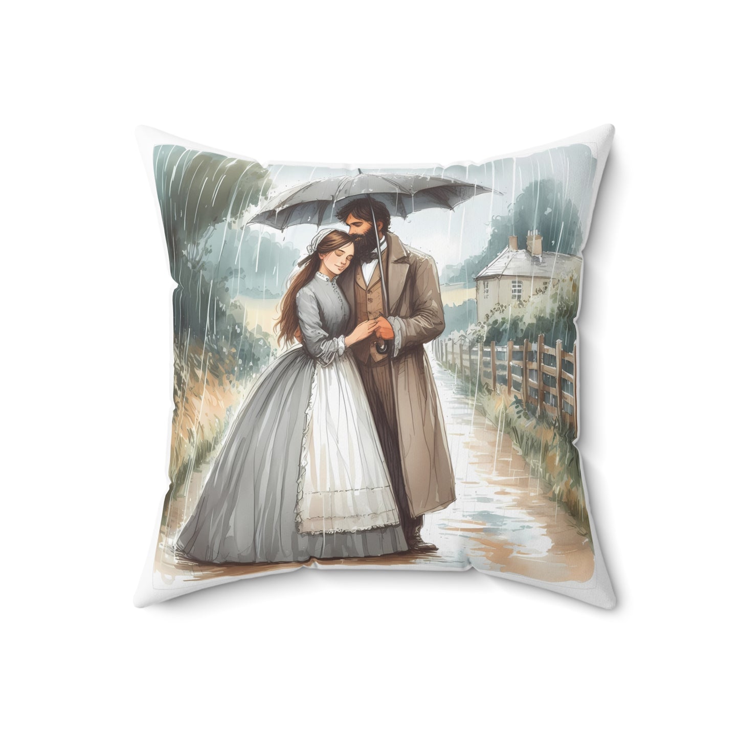Little Women, Louisa May Alcott, Jo, Professor, Gift, Library, Book,  Square Pillow