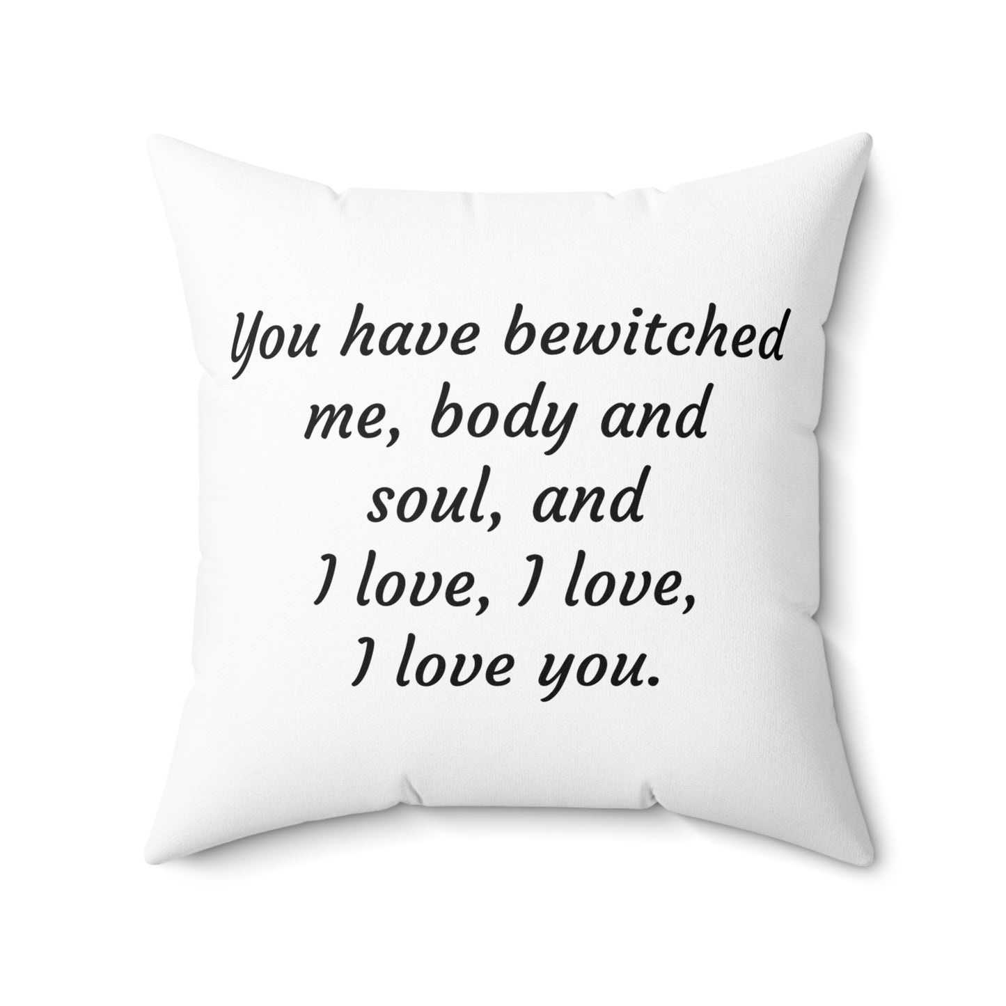 Jane Austen Pride and Prejudice Square Pillow - Regency Home Decor Cushion, Book Lover Gift, Library Accent Pillow