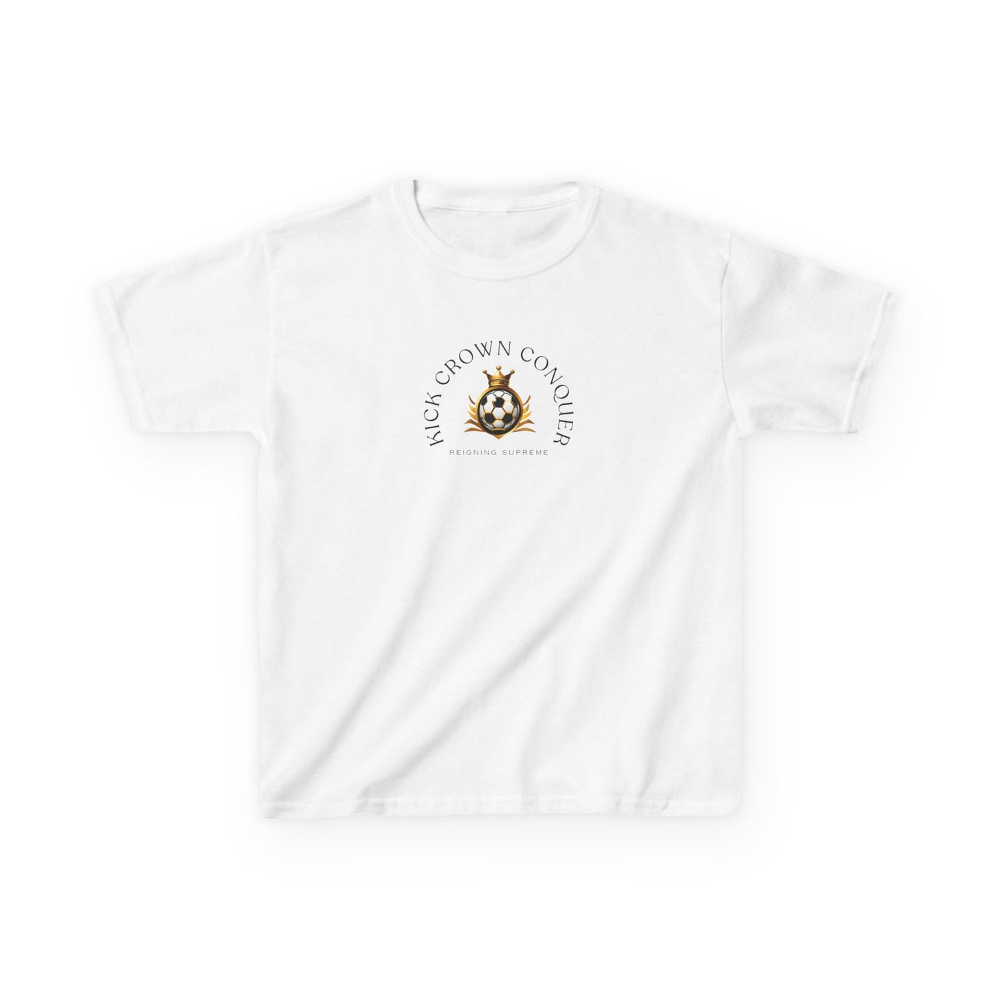 Kid, Child, Soccer Shirt, Soccer Ball Tee, Soccer Team, Gift, Soccer Royal, Soccer Princess, Soccer Crown, Kids Heavy Cotton™ Tee