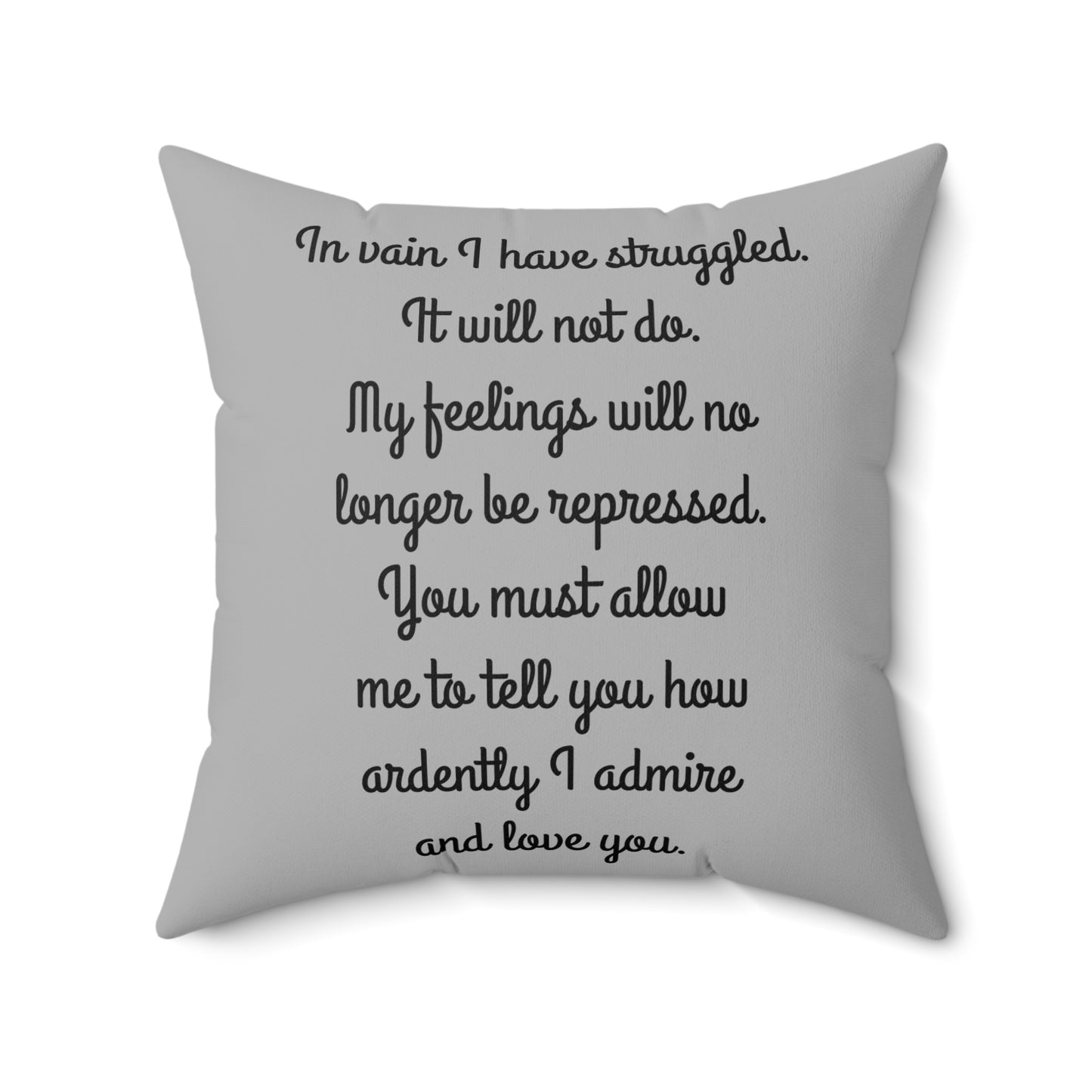 Pride and Prejudice, Fall, Autumn Season, Jane Austen, Regency, Square Pillow, Bedding, Decor, Austine