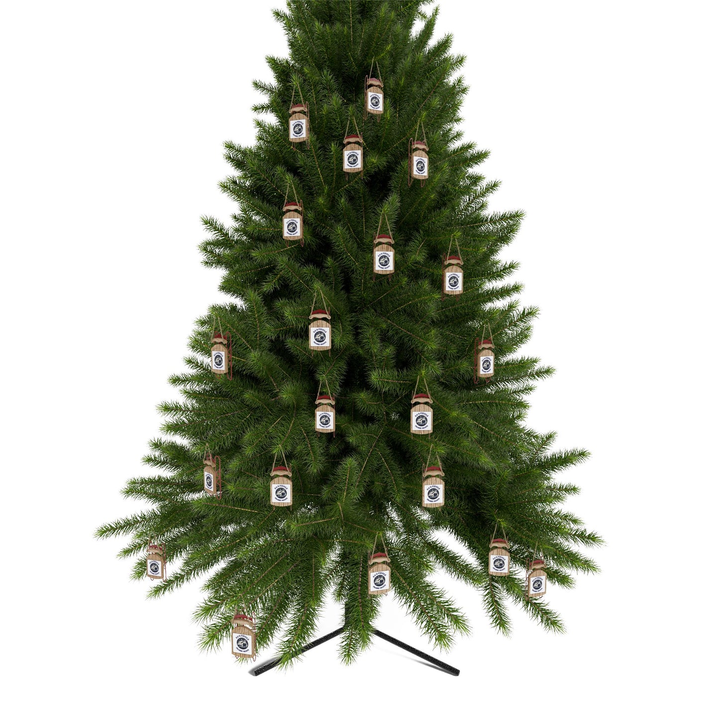 Ornament, Charles Ingalls, Walnut Grove, Pa Fiddle, Prairie, Sled Decor, Holiday Tree Decoration, Prairie Fan Gift, Wooden