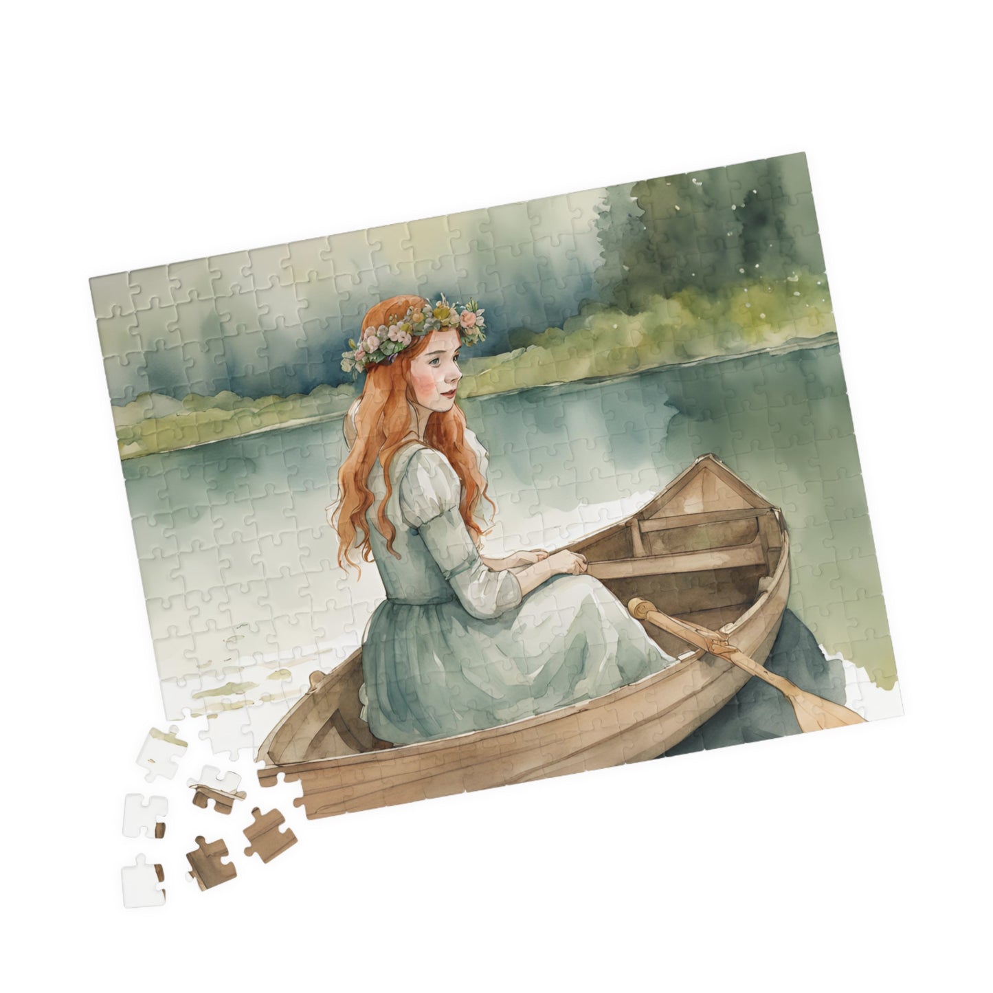 Puzzle Game - Anne of Green Gables - Lucy Maud Montgomery - Gift - 110, 252 piece, Lady of Shalott, Mindfulness Activity, Jigsaw, Brain