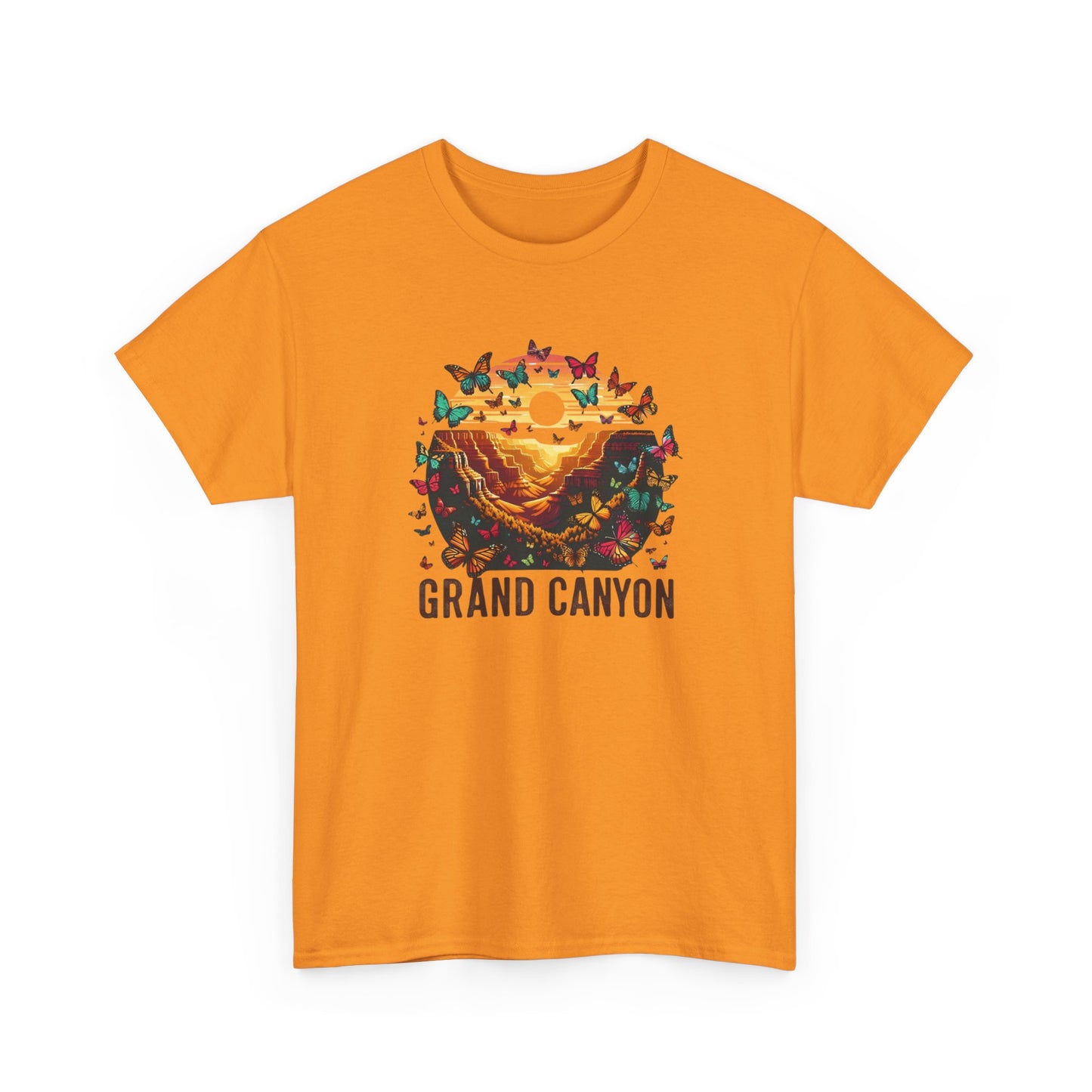 Grand Canyon Butterfly Unisex Tee, National Park Shirt Summer Gift Cotton T-Shirt, Southwest Nature Lover Top, Outdoor Adventure Hiking Tee,